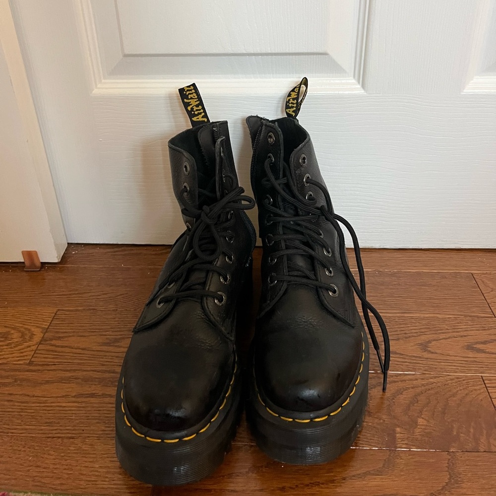Dr. Martens 1460 Leather Pascal Max Platform Boots